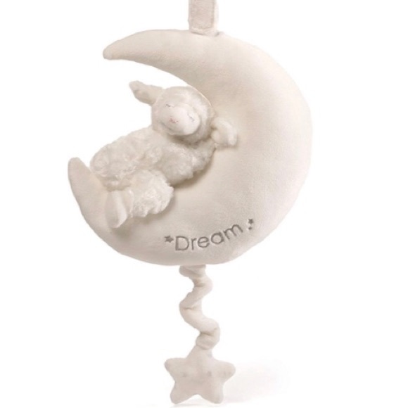 Absolutely Precious GUND BABY WINKY LAMB ON MOON PULL-STRING MUSICAL TOY NWT - Picture 14 of 16